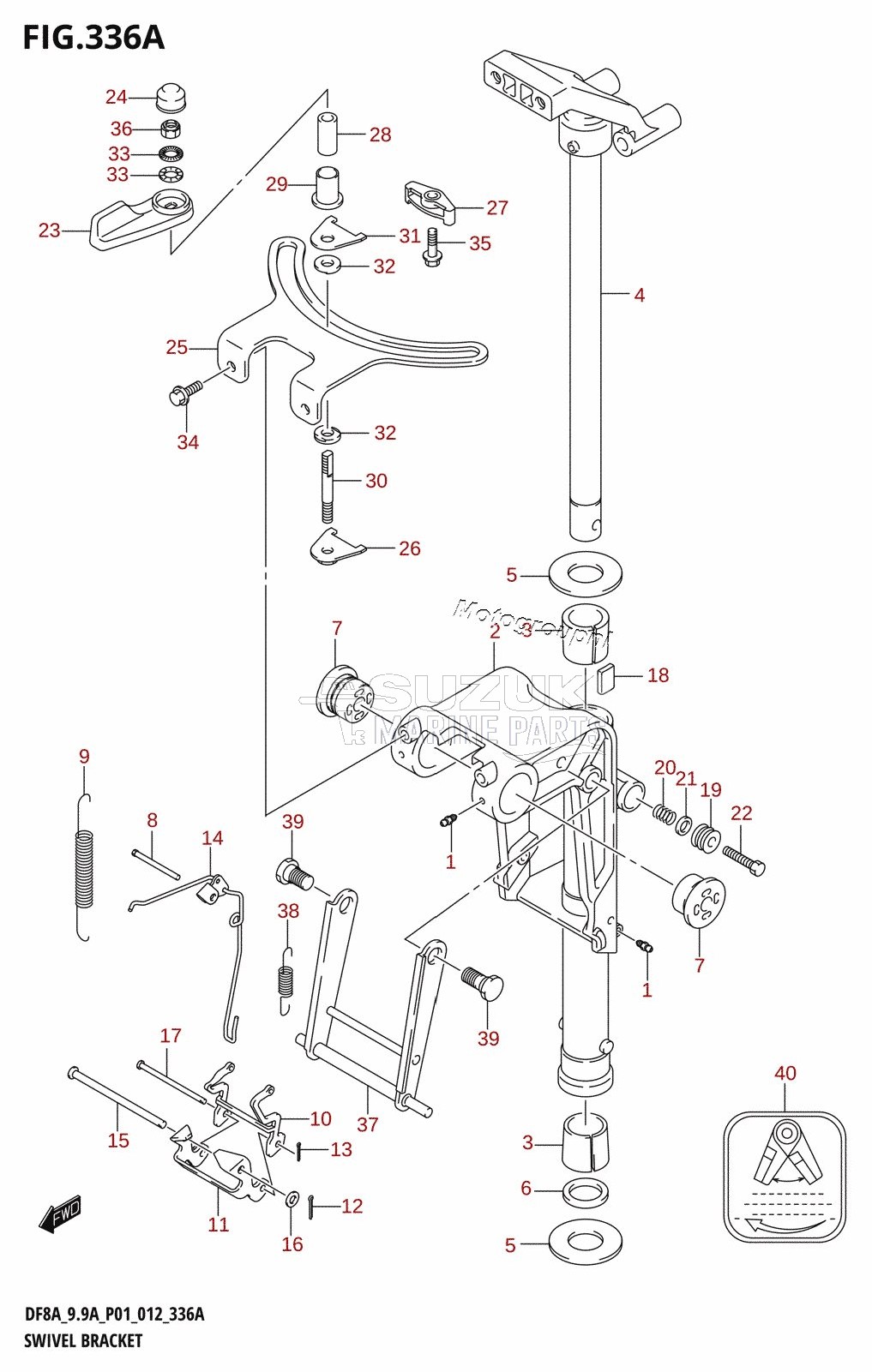 SWIVEL BRACKET (DF8A:P01)