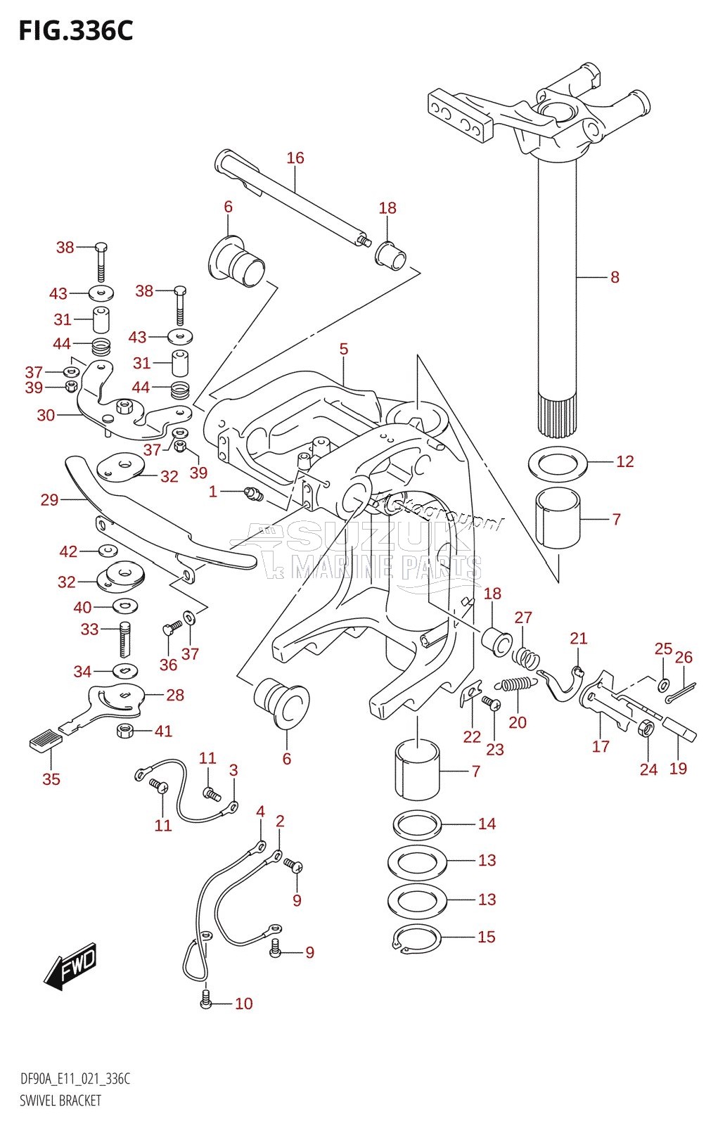 SWIVEL BRACKET (DF90AWQH)