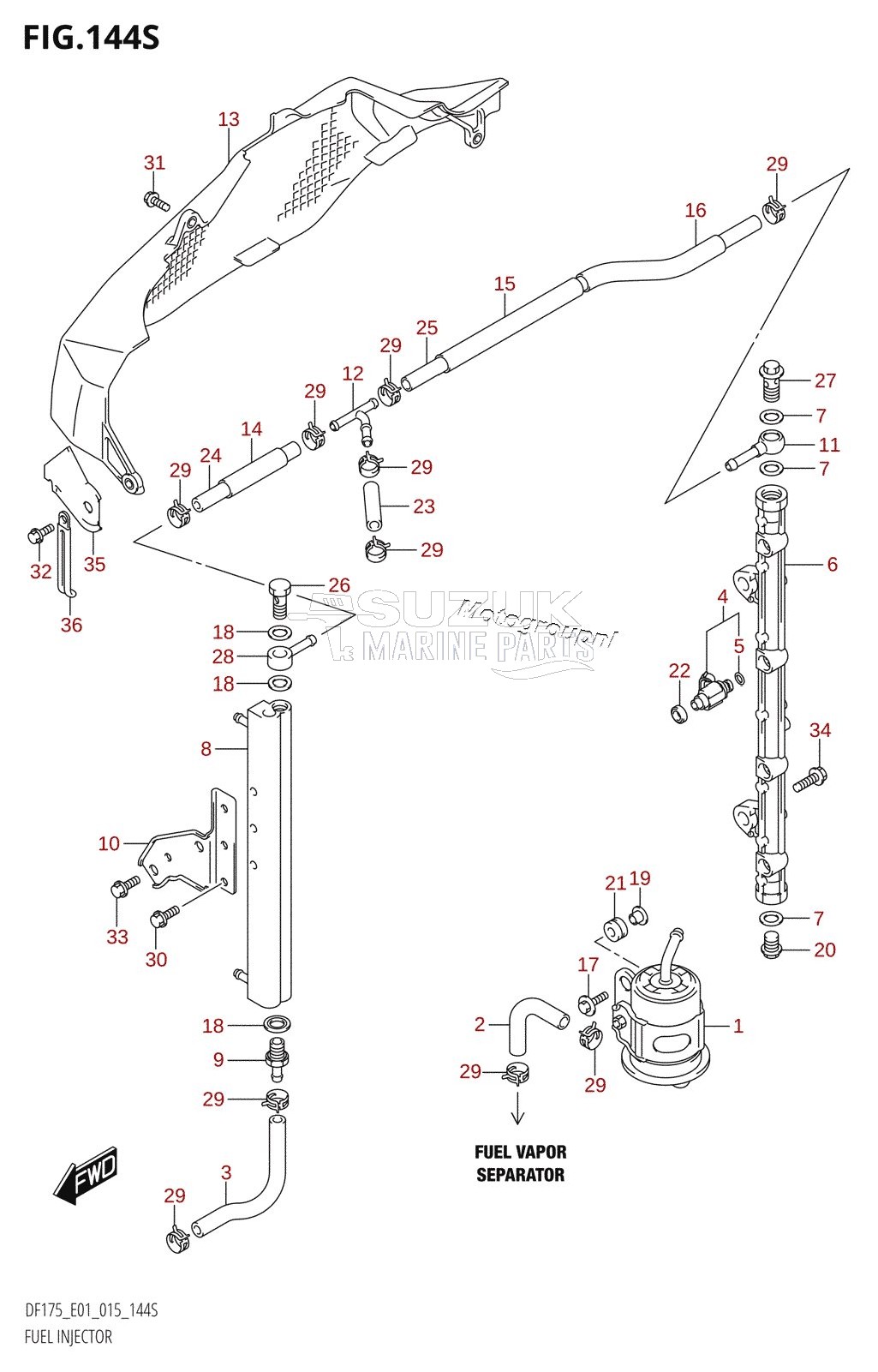 FUEL INJECTOR (DF175ZG:E40)