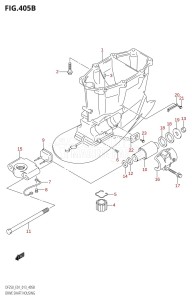 DF200Z From 20002Z-310001 (E01 E40)  2013 drawing DRIVE SHAFT HOUSING (DF200T:E40:X-TRANSOM)