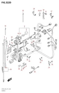 DF250ST From 25004F-710001 (E03)  2017 drawing HARNESS (DF225Z:E03)