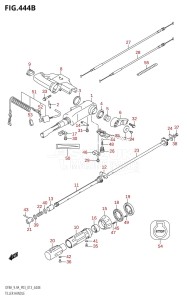 DF9.9A From 00994F-310001 (P03)  2013 drawing TILLER HANDLE (DF9.9A:P03)