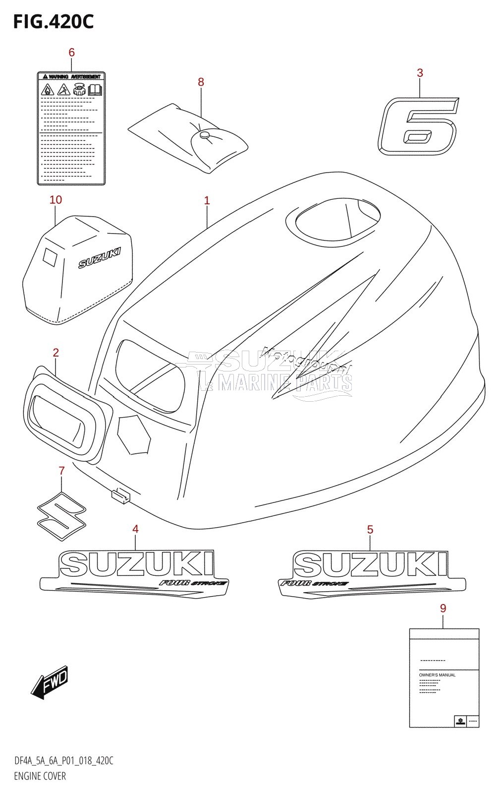 ENGINE COVER (DF6A)