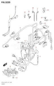 02504F-710001 (2017) 25hp P01-Gen. Export 1 (DF25A  DF25AR  DF25AT  DF25ATH) DF25A drawing HARNESS (DF25ATH:P01)