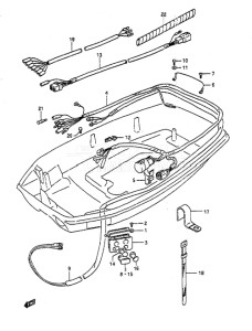 Outboard DT 55 drawing Harness