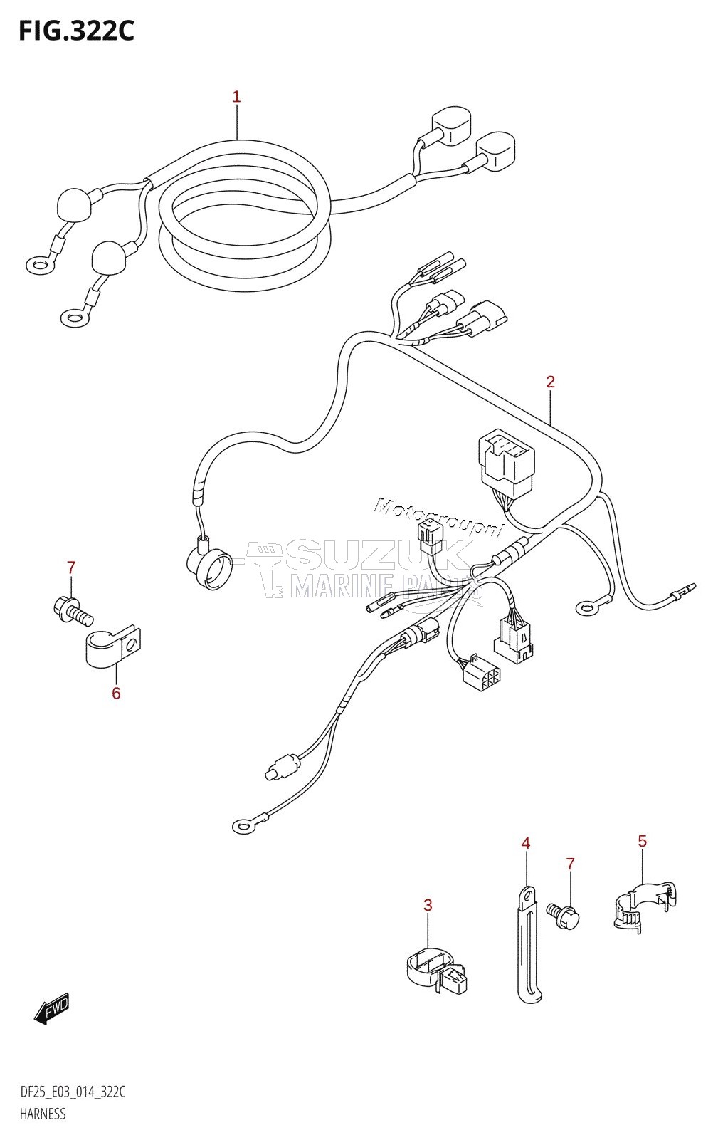 HARNESS (DF25Q:E03)