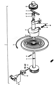 DT7.5 From d-10001 ()  1983 drawing STARTER