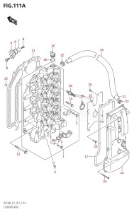 DF115AST From 11504F-710001 (E03)  2017 drawing CYLINDER HEAD