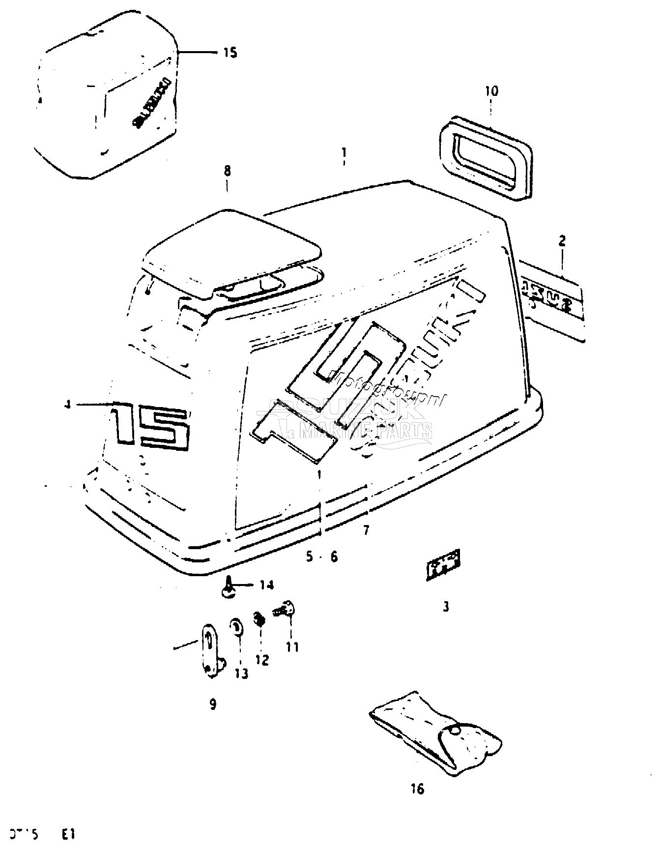 ENGINE COVER (MOOEL:86)