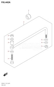 04003F-240001 (2022) 40hp E01 E11-Gen. Export 1-and 2 (DF40A  DF40AQH  DF40AQH  DF40AT  DF40AT  DF40ATH  DF40ATH) DF40A drawing DRAG LINK (DF40A,DF40AST,DF50A,DF50AVT,DF60A,DF60AVT,DF40ASVT)