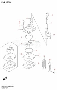 DF30A From 03003F-710001 (P01 P40)  2017 drawing WATER PUMP (DF25AR:P01)