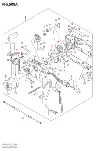 05004F-710001 (2017) 50hp E01-Gen. Export 1 (DF50AVT  DF50AVTH) DF50A drawing OPT:REMOTE CONTROL (DF40A:E01)