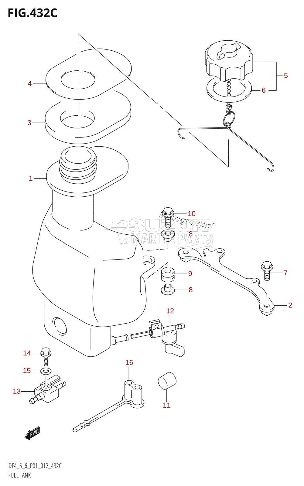 FUEL TANK (DF6:P01)