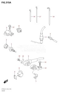 DF115A From 11503F-610001 (E01 E03 E11 E40)  2016 drawing SENSOR (DF100AT:E11)