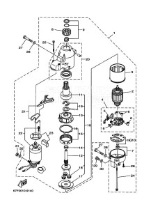 F100AETL drawing STARTER-MOTOR