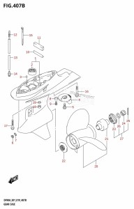 DF90A From 09003F-910001 (E01 E40)  2019 drawing GEAR CASE (DF70ATH,DF80A,DF90ATH)