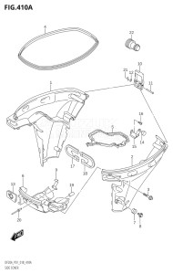 01504F-810001 (2018) 15hp P01-Gen. Export 1 (DF15A  DF15AT) DF15A drawing SIDE COVER (DF9.9B,DF15A,DF20A)