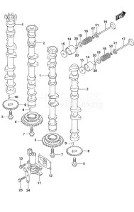 DF 350A drawing Camshaft