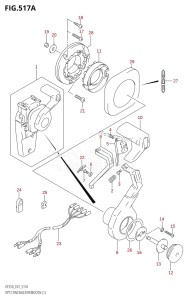 DF225T From 22501F-980001 (E01 E40)  2009 drawing OPT:CONCEALED REMOCON (1)