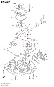 DF225Z From 22503Z-210001 (E03)  2012 drawing ENGINE HOLDER (DF200Z:E03)