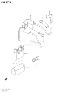 DF15 From 01503F-210001 (P01)  2012 drawing IGNITION COIL