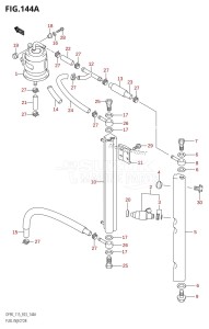 DF115T From 11501F-371001 (E03)  2003 drawing FUEL INJECTOR (K1)