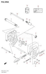 DF9.9B From 00995F-310001 (P03)  2013 drawing CLAMP BRACKET (DF9.9B:P03)