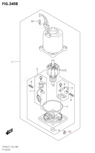 DF115BT From 11506F-340001 (E11 E40)  2023 drawing PTT MOTOR (DF115BT,DF115BZ)