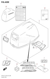 DT9.9A From 00993K-910001 (P36 P40)  2019 drawing ENGINE COVER (DT15A:P40)