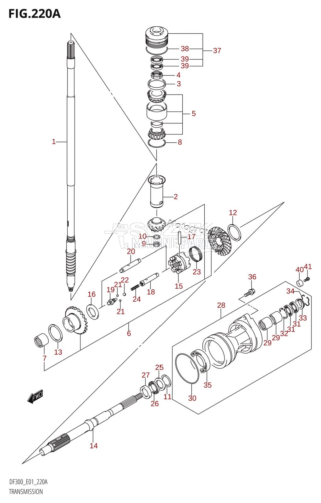 TRANSMISSION (DF300T)