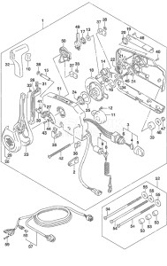 Outboard DF 9.9B drawing Remote Control