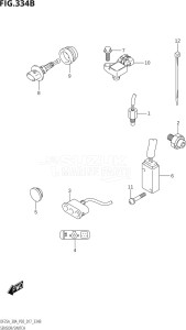 03003F-710001 (2017) 30hp P40-Costa Rica (DF30A  DF30AQ  DF30AR  DF30AT  DF30ATH  DT30  DT30R) DF30A drawing SENSOR / SWITCH (DF25AR:P03)