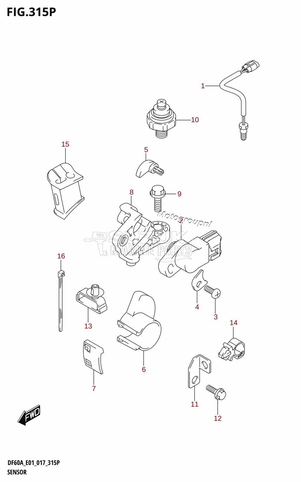 SENSOR (DF50AVTH:E01)