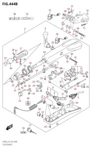 DF90A From 09003F-140001 (E11 E40)  2021 drawing TILLER HANDLE (DF90AWQH)