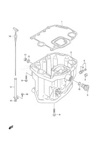 DF 140A drawing Oil Pan