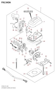 DF300Z From 30001Z-980001 (E01 E40)  2009 drawing OPT:REMOTE CONTROL ASSY SINGLE (K7)