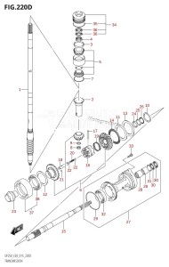 DF200 From 20002F-510001 (E03)  2015 drawing TRANSMISSION (DF225Z:E03)