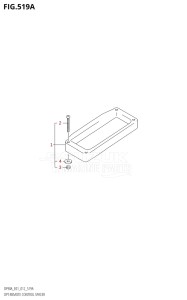 08002F-210001 (2012) 80hp E01 E40-Gen. Export 1 - Costa Rica (DF80A  DF80AT) DF80A drawing OPT:REMOTE CONTROL SPACER