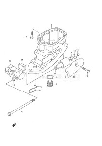 DF 115 drawing Drive Shaft Housing