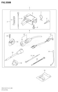 00994F-210001 (2012) 9.9hp P01-Gen. Export 1 (DF9.9A  DF9.9AR) DF9.9A drawing OPT:ELECTRICAL (M-STARTER:DF9.9A:P01)