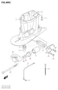 DF150Z From 15002Z-510001 (E03)  2015 drawing DRIVE SHAFT HOUSING (DF150Z:E03)