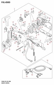 DF20A From 02002F-040001 (E01 P01 P40)  2020 drawing REMOTE CONTROL ((DF9.9BT,DF15AT,DF20AT):(022,023))