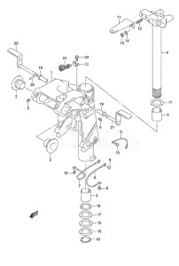 Outboard DF 50A drawing Swivel Bracket