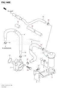 DF100 From 10002F-210001 (E01 E40)  2012 drawing FUEL PUMP (DF115Z:E01)