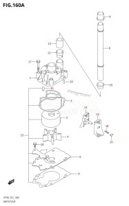 DF300 From 30002F-010001 (E03)  2010 drawing WATER PUMP