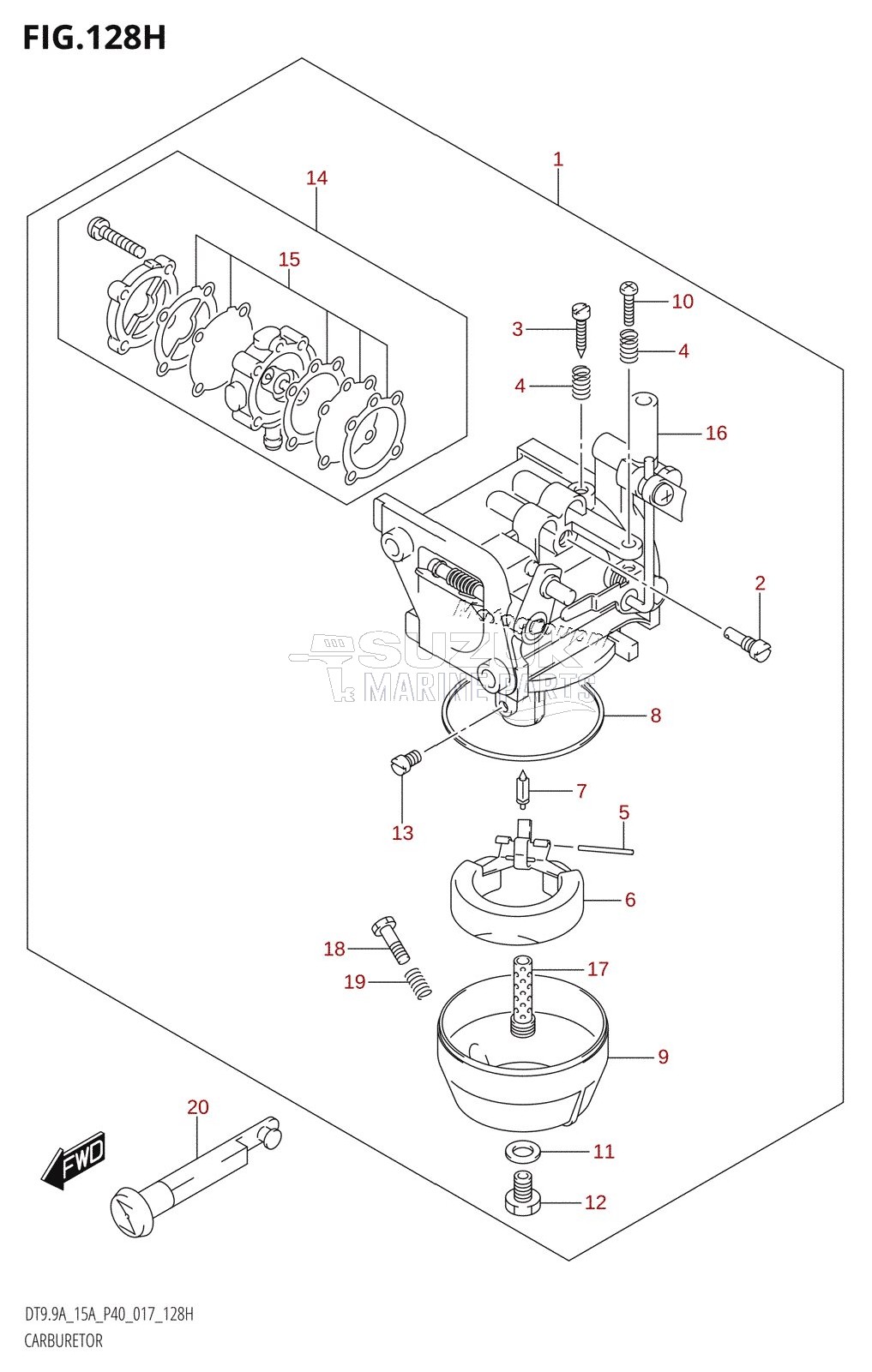 CARBURETOR (DT15A:P81)