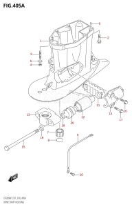 DF200AP From 20003P-810001 (E01 E40)  2018 drawing DRIVE SHAFT HOUSING (E01)