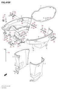 DF150 From 15002F-410001 (E01 E40)  2014 drawing SIDE COVER (DF150Z:E40)