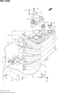 17501Z-880001 (2008) 175hp E01-Gen. Export 1 (DF175ZK8) DF175Z drawing INTAKE MANIFOLD / THROTTLE BODY