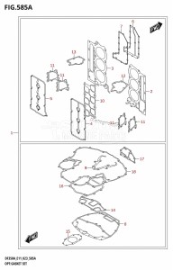 DF325A From 32501F-040001 (E01 E40)  2020 drawing OPT:GASKET SET (020,021,022)